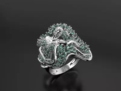 Magerit ring  3D print model