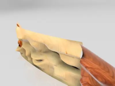 Curved wall version 1 3D model