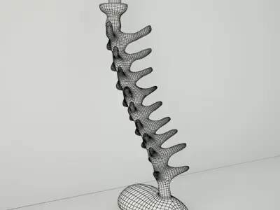 Vertebra Candlesticks by Michael Aram 3D model