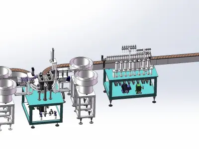 Filling sprayer assembly  3D model