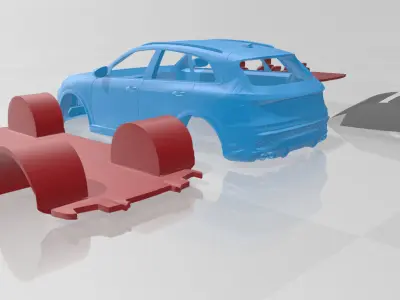 Audi SQ5 2025 - Separate Parts STL Model 3D print model
