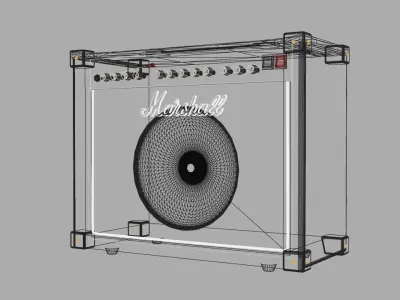 Marshall Amplifier 3D model
