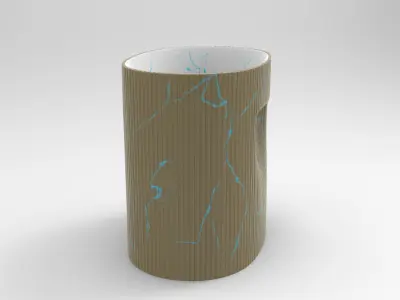 Lopy Vase Low-poly 3D model buy