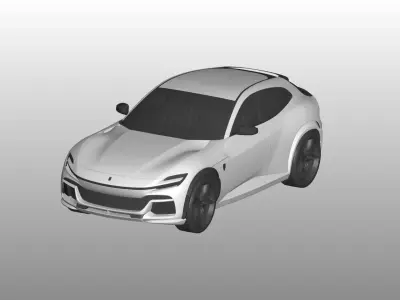 Ferrari Purosangue 3D model
