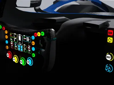 Hypercar Concept 001 LMH 3D model