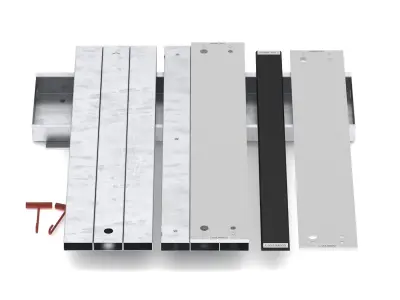 Athletics Long Jump Plaste Scene 3D model