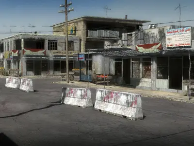 FREE Arab City Building - Building A Free low-poly 3D model