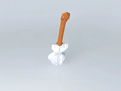 Guitar body Free 3D model