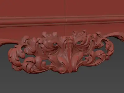cabinet 2 door model 3D model 3D model