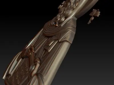 St  Anthony the Great 3d model for CNC 3D model