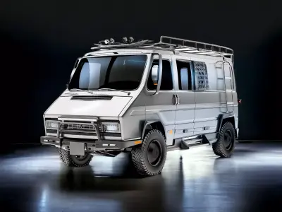 Citroen 35  Low-poly 3D model