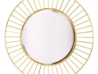 Wall mirror 56x8x56cm 806343 3D model