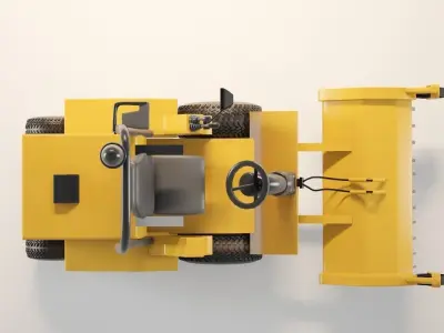 JCB-FM30 3D Model bulldozer 3D model