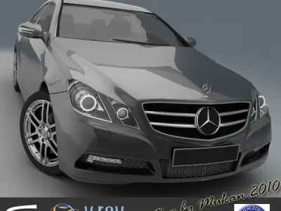 Mercedes Benz E coupe 2010 3D model