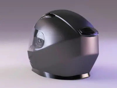 Acerbis X-STREET Helmet Low-poly 3D model
