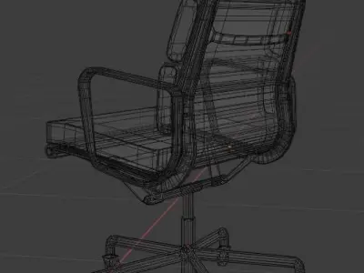 Office chair Free low-poly 3D model