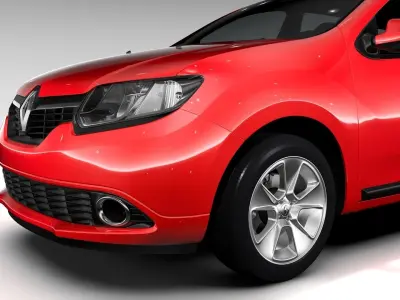 Renault Logan MCV Taxi 2016 3D model