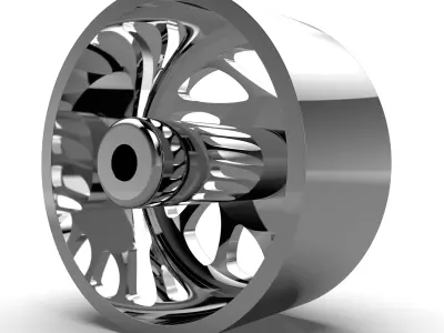 AMERICAN FORCE DB05 WAVE DBO WHEEL 3D model