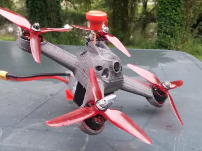 3D200 -  Racing quadcopter 3D print model  3D print model