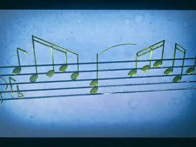 3d music sheet Free 3D model