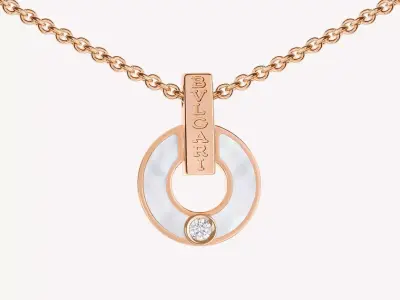 BULGARI - BVLGARI BVLGARI - NECKLACE WITH LARGE STONE 3D print model