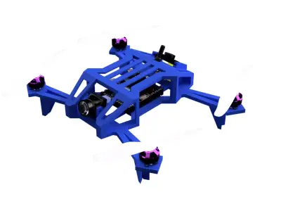 Skeleton fpv BD 3D print model