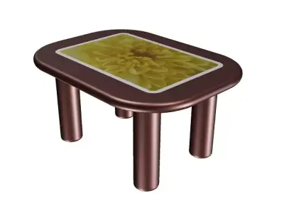 Fabulous Table Low-poly 3D model