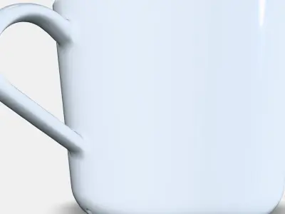 IKEA 365 Mug Low-poly 3D model