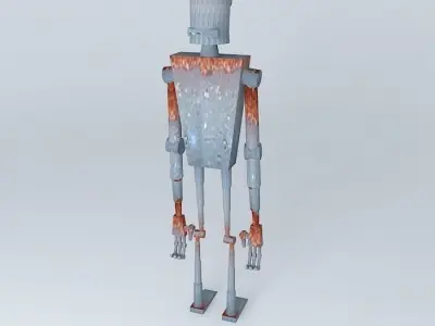 Rusted Robot Free 3D model