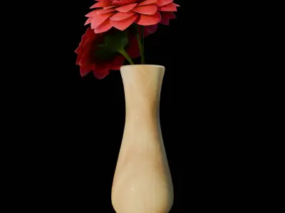Flower Procedural - Camelia Vase Texture