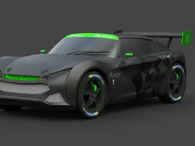 2018 Paris S62 3D Model High-Quality Luxury Car Game-Ready Low-poly 3D model