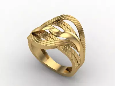 Women Plain Ring STL Models Womens Ring 3dmodels 3D print model 3D print model 39