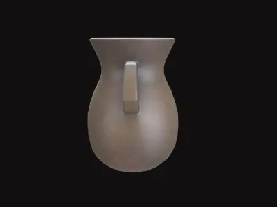 Vase V02 Low-poly 3D model