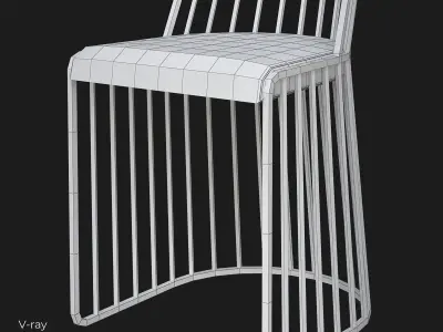 Bar Stools That Will Luxury 3d model Low-poly 3D model