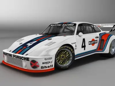 Porsche 935 Baby 1976  3D model