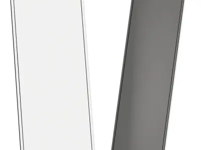 Praddy Arc Floor Mirror 3D model