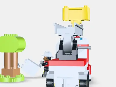 LEGO DUPLO Fire Engine 10969 3D model