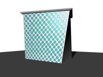 10 story twisted modern high rise contemporary design 3D model