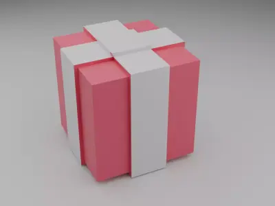 Cartoon Gift 3D model