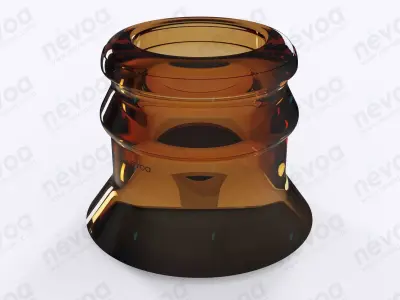 Glass finish - GME 13 02 - 26 H 126 crown 3D model