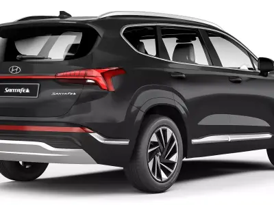 Hyundai SantaFe 2021 3D model