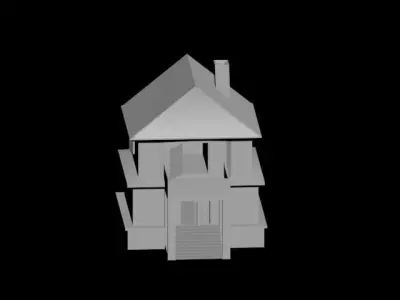 House Free 3D model 2
