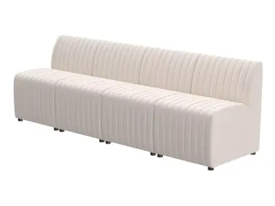 Four Hands Augustine Dining Bench 3D model