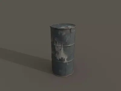 Barrels High - Medium - Low  Free 3D model