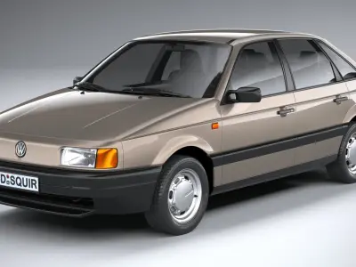 Volkswagen Passat B3 sedan 3D model