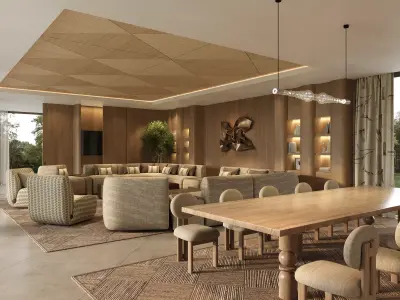 High-Quality 3D VILLA IN SPAIN MADRID 3D model