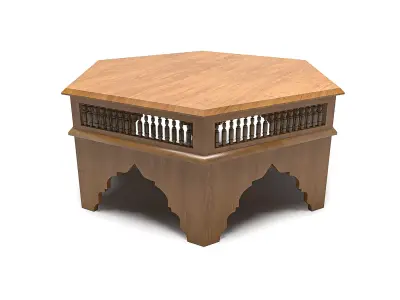Islamic Mashrabiya Table 3D model