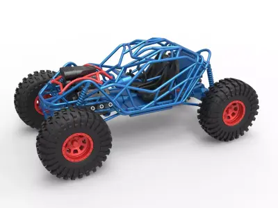 Rock bouncer Scale 1 to 25 3D print model