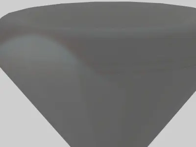 3D Vase hourglass no Free low-poly 3D model