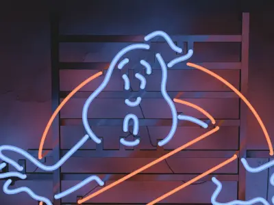 Neon 3D Model 6 - Ghost Busters 3D model